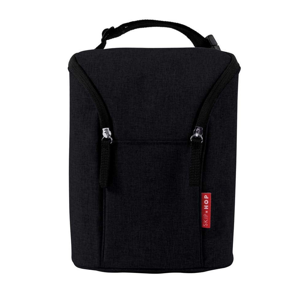 Skip Hop Baby Breastmilk Cooler Insulated Bottle Bag, Grab & Go, Black Skip Hop