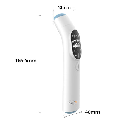 Thermometer Forehead and Ear Thermometer Digital Infrared Thermometer Baby Thermometer Accurate 1s Measure 40 Set Memory Mute Mode LED Screen for Adults Kids Fever Alarm with Storage Bag - Available at All In One Marketplace Canada