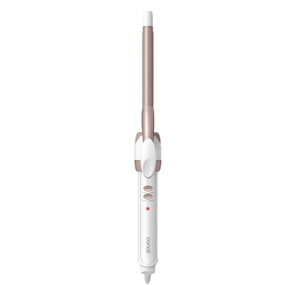 Conair Double Ceramic Curling Iron, 1/2-inch Curling Iron, White/Rose Gold