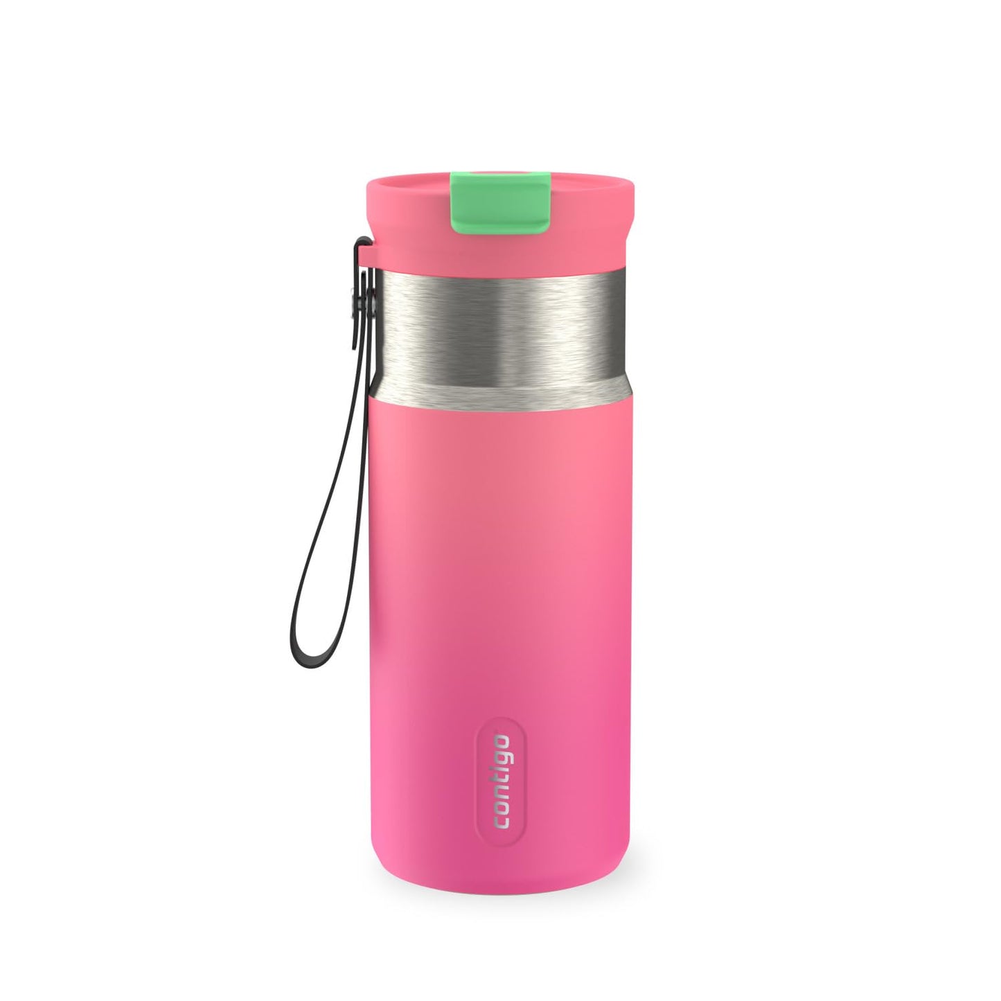 Contigo DualSip 16 oz Compact Water Bottle w/ 2-Way Lid (Drink from Straw or Spout) | Vacuum-Insulated Stainless Steel for Cold Drinks | 100% Leakproof | BPA & Lead-Free | Dishwasher Safe 🍁 All In One Marketplace Canada