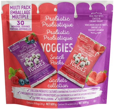 Probiotic Yogurt Fruit Snacks - 600g (30 x 20g Portions)