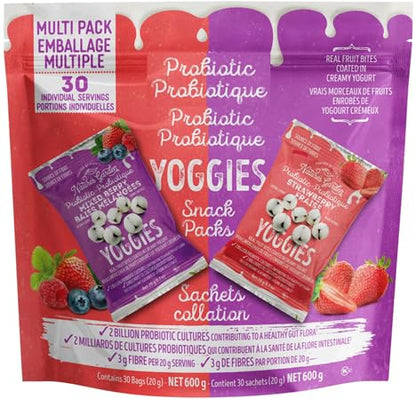 Probiotic Yogurt Fruit Snacks - 600g (30 x 20g Portions)