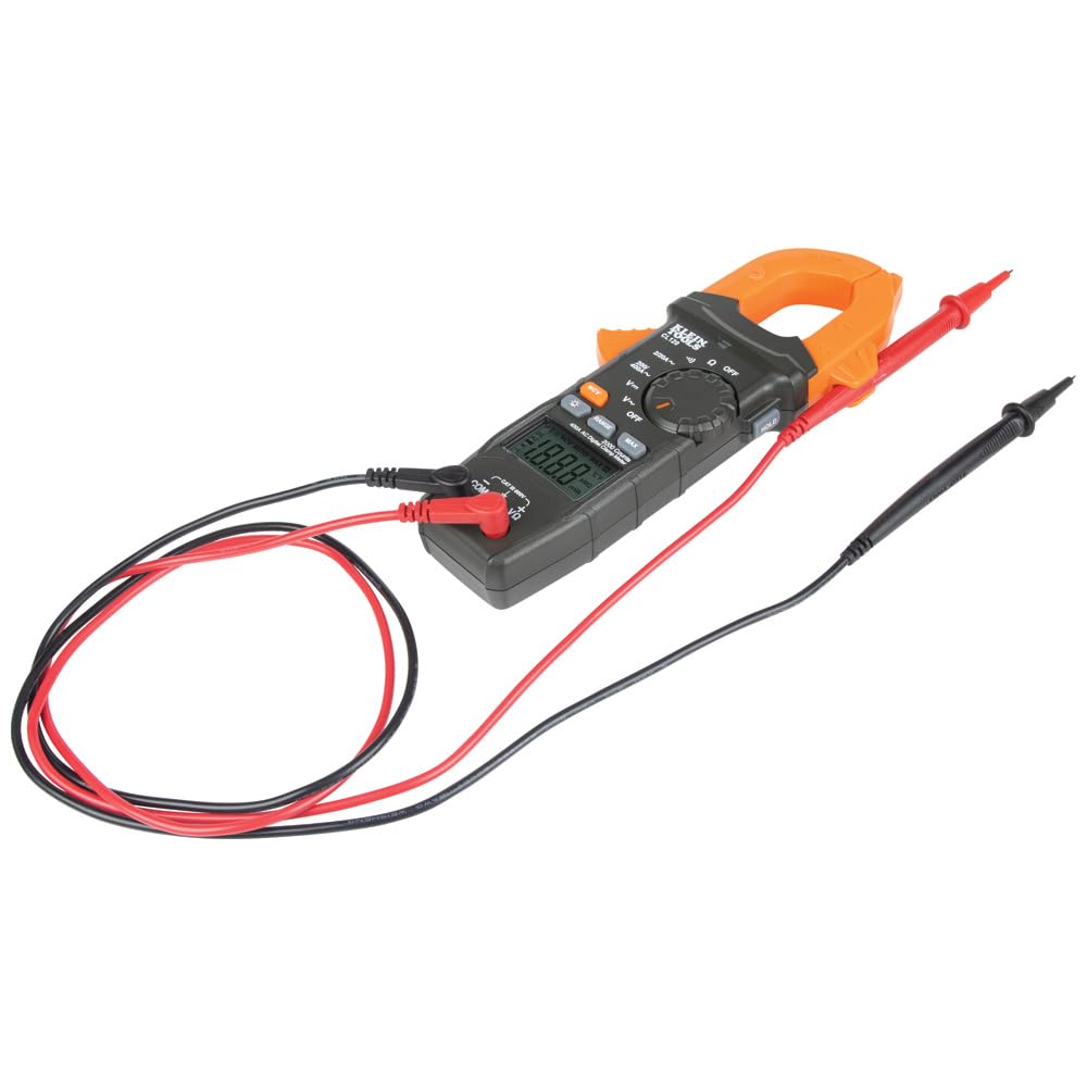 Klein Tools CL120VP Electrical Voltage Test Kit with Clamp Meter, Three Testers, Test Leads, Pouch and Batteries