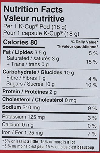Tim Hortons Hot Chocolate K-Cup Pods, 20 Single Serve Capsules