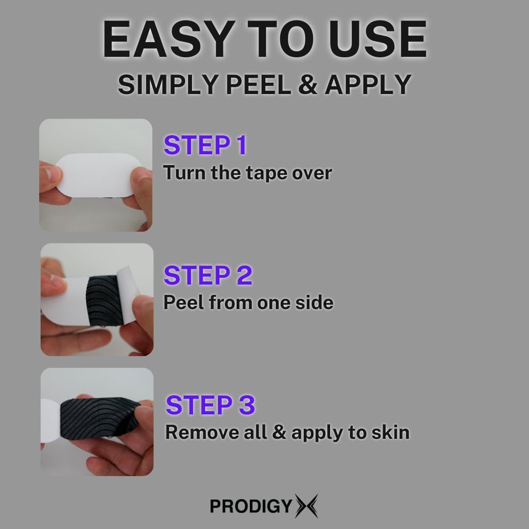 PRODIGY X Zen Tape (30 Pack) - Gentle Support Strips for Nasal Breathing, Pain Free Removal, Hypoallergenic, Latex Free & Friendly Adhesive Cotton Tape - Available at All In One Marketplace Canada