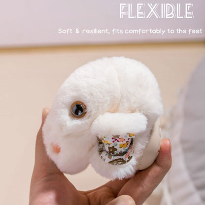 Fadezar Toddler Slippers Girl Boy House Slipper Kids Rabbit Winter Slipper Warm Bunny Slippers Soft Plush Indoor Girls Boys Slipper Cover Heel White 5-6 toddler CN 140 🍁 All In One Marketplace Canada