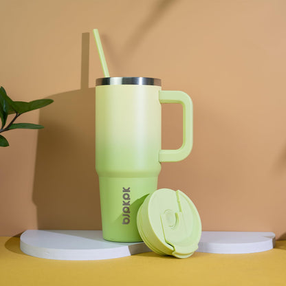 BJPKPK 40 oz Insulated Tumbler with Handle & Straw, Stainless Steel 🍁 All In One Marketplace Canada