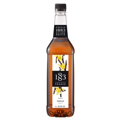 Maison Routin 1883 Vanilla Syrup, Pet Bottle 1000 Milliliter