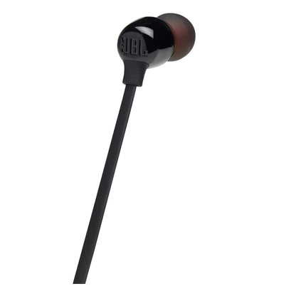 JBL Tune 125 - Bluetooth Wireless in-Ear Headphones with 3-Button Mic/Remote and Flat Cable - Black JBL