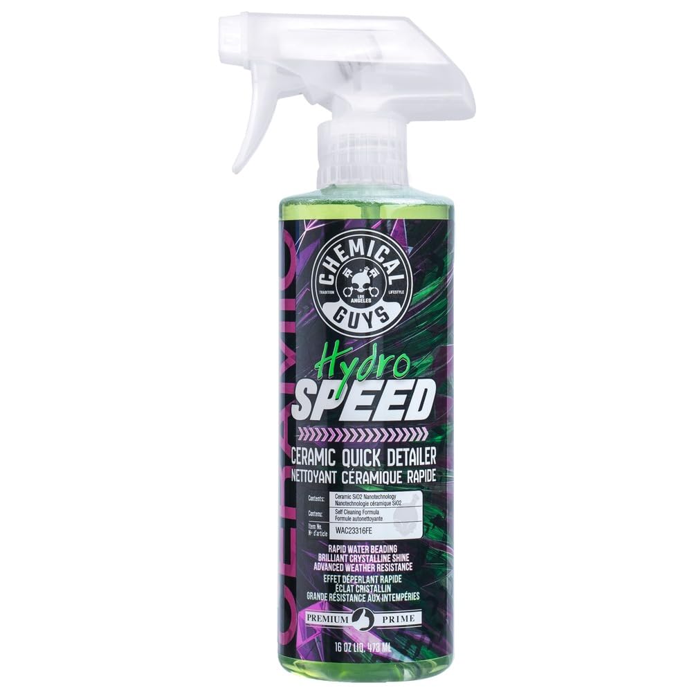 Chemical Guys HydroSpeed Ceramic Quick Detailer, Safe for Cars, Trucks, SUVs, Motorcycles, RVs & More, 473 ml Chemical Guys