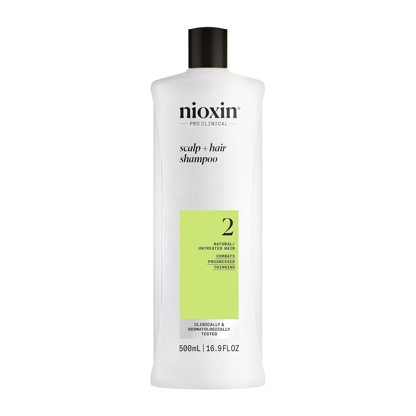 Nioxin Scalp + Hair Thickening System 2 Shampoo, For Natural Hair with Progressed Thinning, 16.9 fl oz (Packaging May Vary) - Available at All In One Marketplace Canada