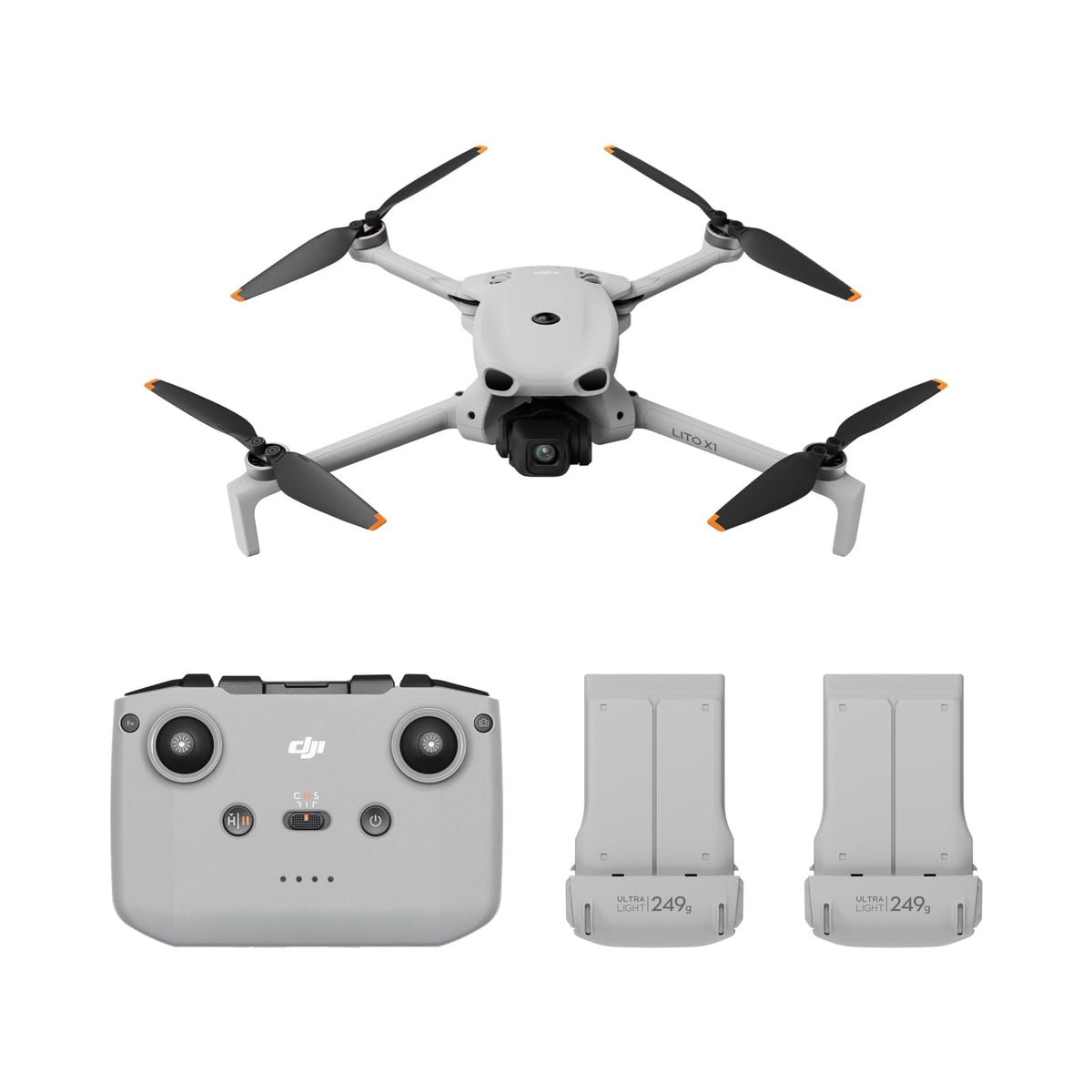DJI Lito X1 Two-Battery Combo (DJI RC-N3), Updated Version of Mini 3