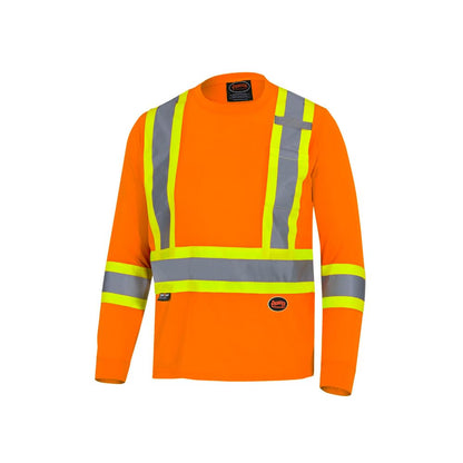 Pioneer High Vis Shirt for Men - Safety Long Sleeve T-shirt - Class 2 🍁 All In One Marketplace Canada