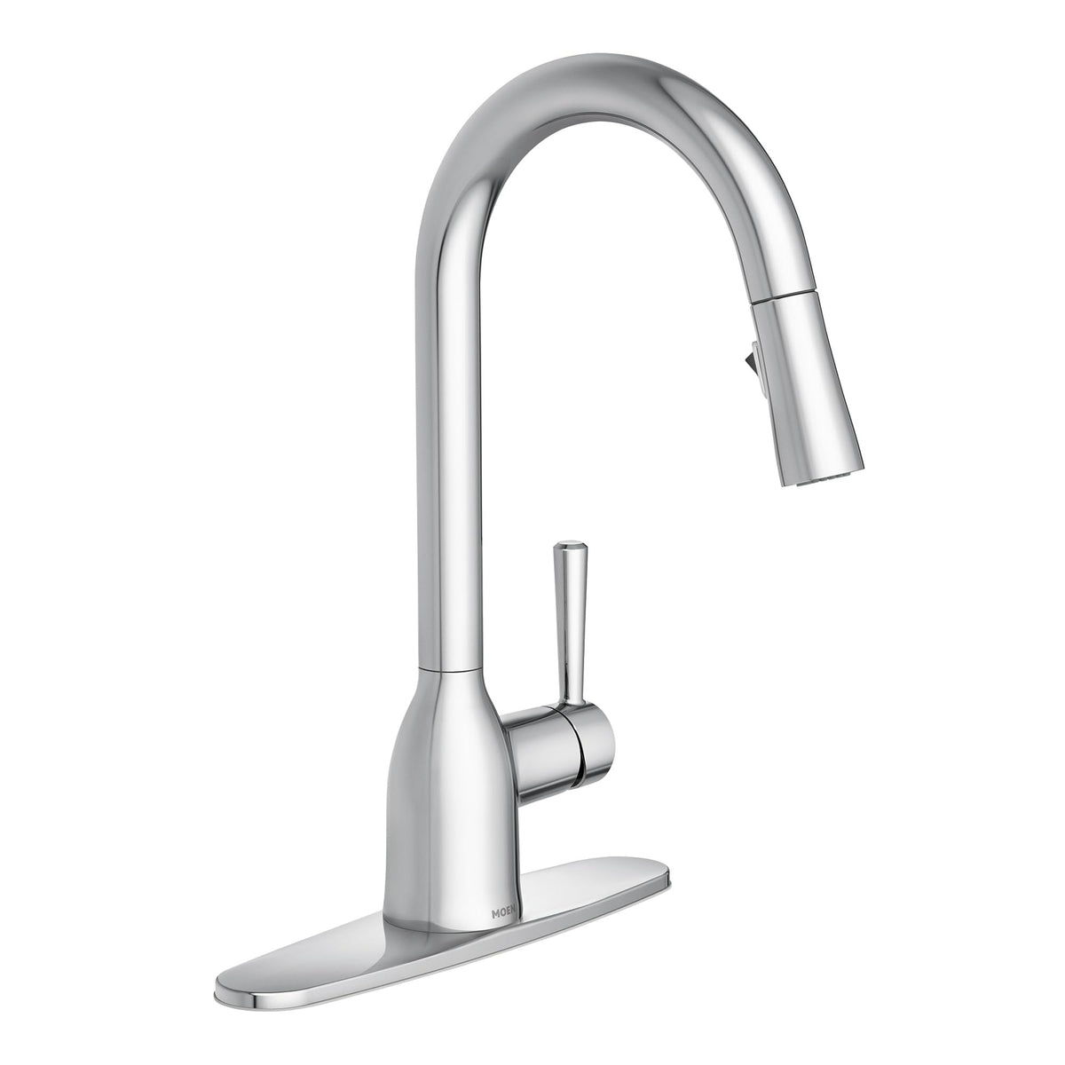 Moen 87233 Adler One-Handle High Arc Pulldown Kitchen Faucet with Power Clean, Chrome