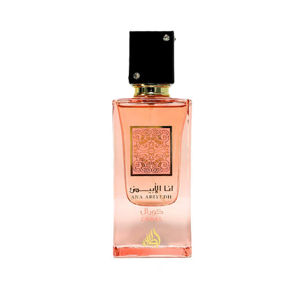 Lattafa Ana Abiyedh Coral for Unisex Eau de Parfum Spray, 2.0 Ounce / 60 ml Lattafa