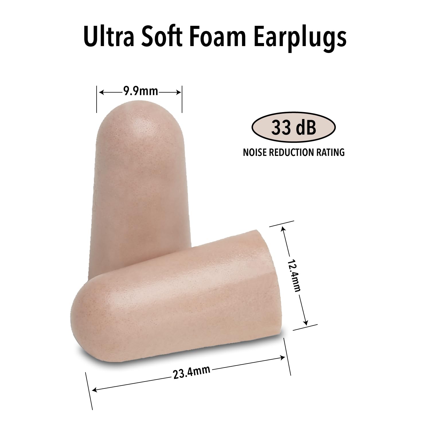 Mack's Ultra Soft Foam Earplugs, 50 Pair - 33dB Highest NRR, Comfortable Ear Plugs for Sleeping, Snoring, Travel, Concerts, Studying, Loud Noise, Work - Available at All In One Marketplace Canada