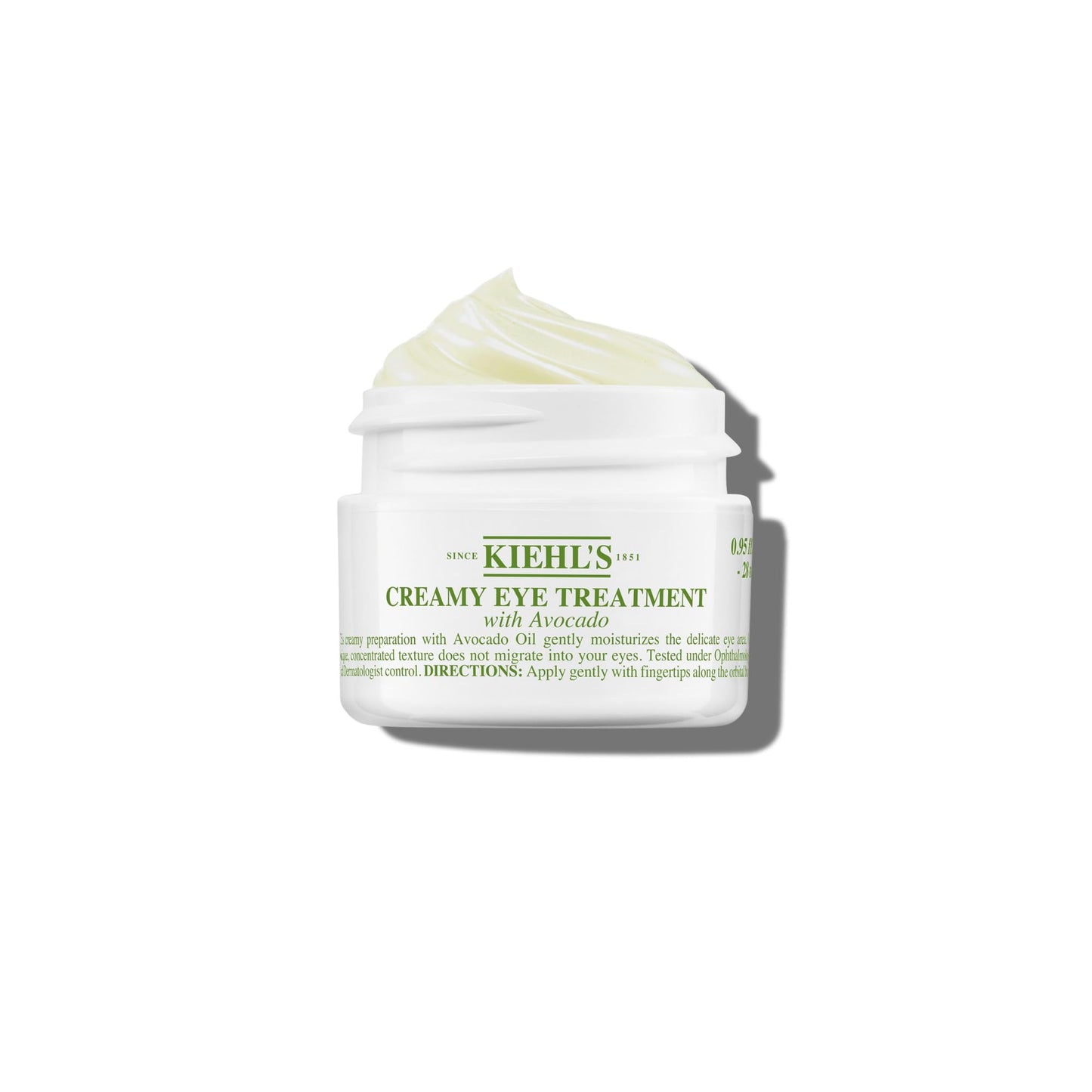 Kiehl's Avocado Eye Treatment, Nourishing and Hydrating Eye Cream, Avocado Oil and Caffeine to Energize and Invigorate Dry, Tired Eyes, 99% Naturally Derived Formula - 28 ml Kiehl's
