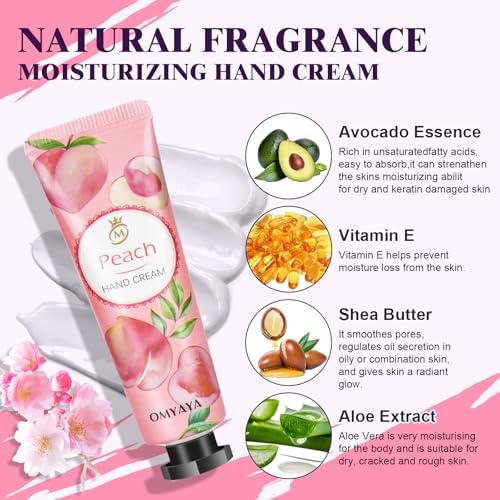 120 Pack Hand Cream Gift Set, Travel Size Lotion, Mini Hand Cream, Hand Creams for Dry Cracked Hands, Bulk Christmas Gift for Coworkers Adults Women 🍁 All In One Marketplace Canada