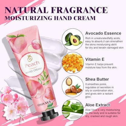 120 Pack Hand Cream Gift Set, Travel Size Lotion, Mini Hand Cream, Hand Creams for Dry Cracked Hands, Bulk Christmas Gift for Coworkers Adults Women 🍁 All In One Marketplace Canada