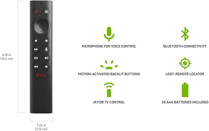 NVIDIA SHIELD Android TV Pro | 4K HDR Streaming Media Player, High Performance, Dolby Vision, 3GB RAM, 2x USB, Works with Alexa, Black