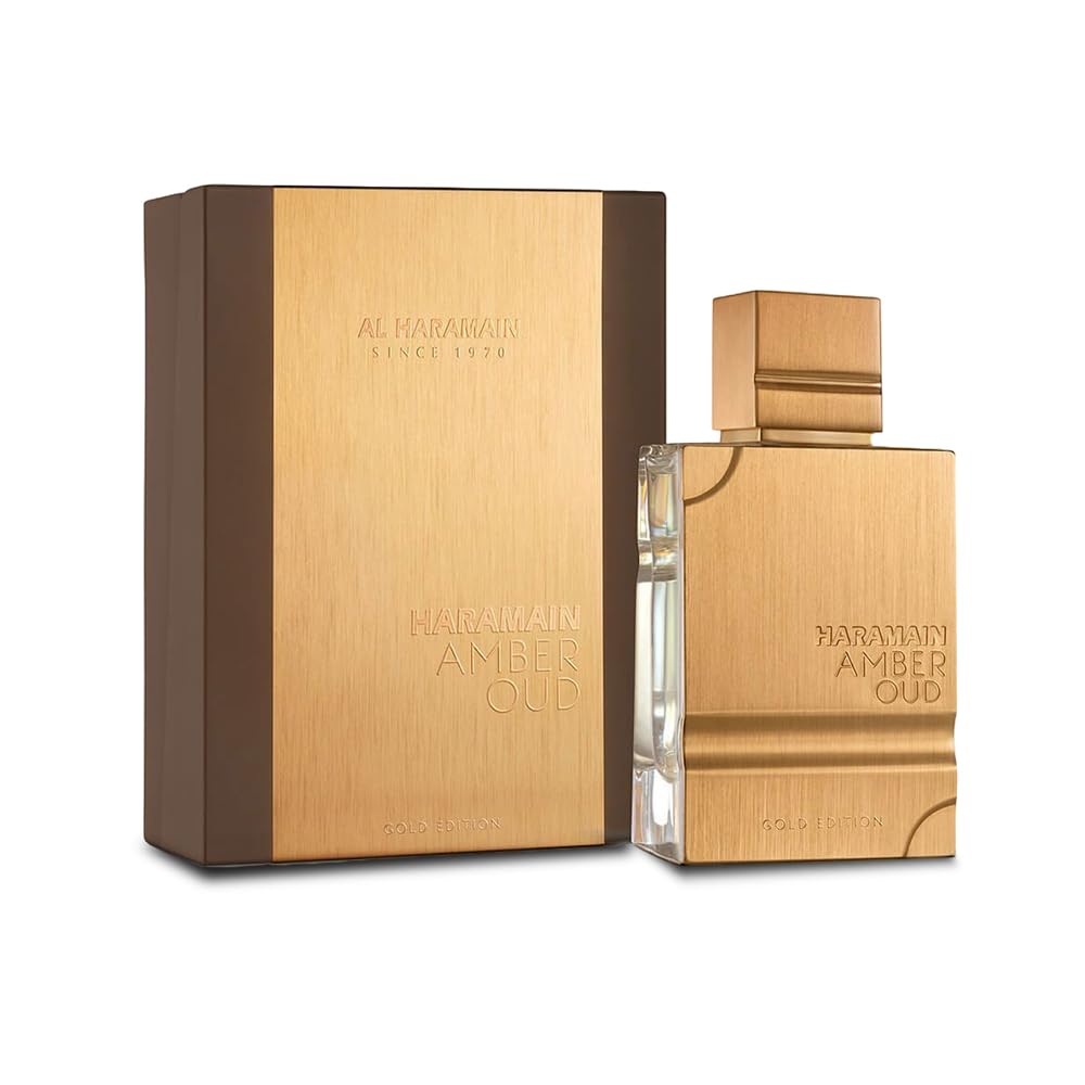 Al Haramain Amber Oud Gold Edition for Unisex Eau de Parfum Spray, 2.0 Ounce Al Haramain