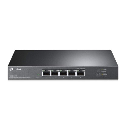 TP-Link TL-SG105-M2 | 5 Port Multi-Gigabit Unmanaged Network Switch, Ethernet Splitter | 2.5G Bandwidth | Plug & Play | Desktop/Wall-Mount | Fanless Metal Design