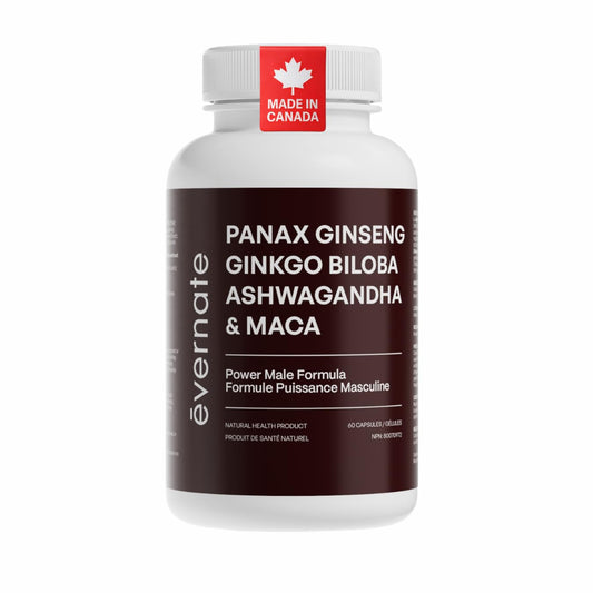 ONE Maca, Ginkgo Biloba, Panax Ginseng, Tribulus, Tongkat Ali, L-Arginine & Ashwagandha – Energy, Stamina, Endurance & Vitality Support – Made in Canada - Available at All In One Marketplace Canada