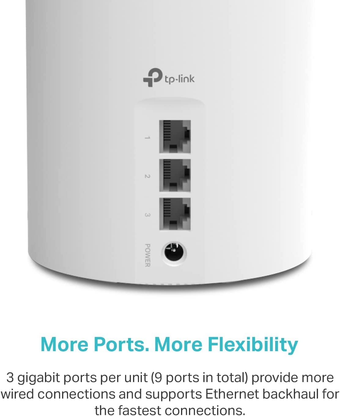 TP-Link Deco AX3000 WiFi 6 Mesh System(Deco X55) - Covers up to 6,500 Sq.Ft., Replaces Wireless Router and Extender, 3 Gigabit Ports per Unit, Supports Ethernet Backhaul,3-Pack