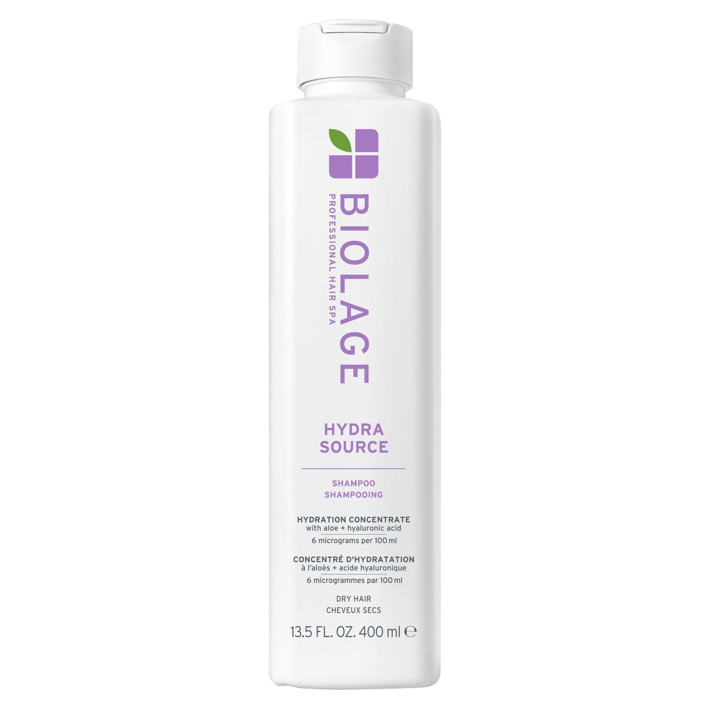 Biolage Shampoo, HydraSource Hydrating Shampoo for Dry Hair, With Aloe, Nourishing and Moisturizing, Weightless Shampoo, Silicone Free, Paraben Free, Vegan - Available at All In One Marketplace Canada