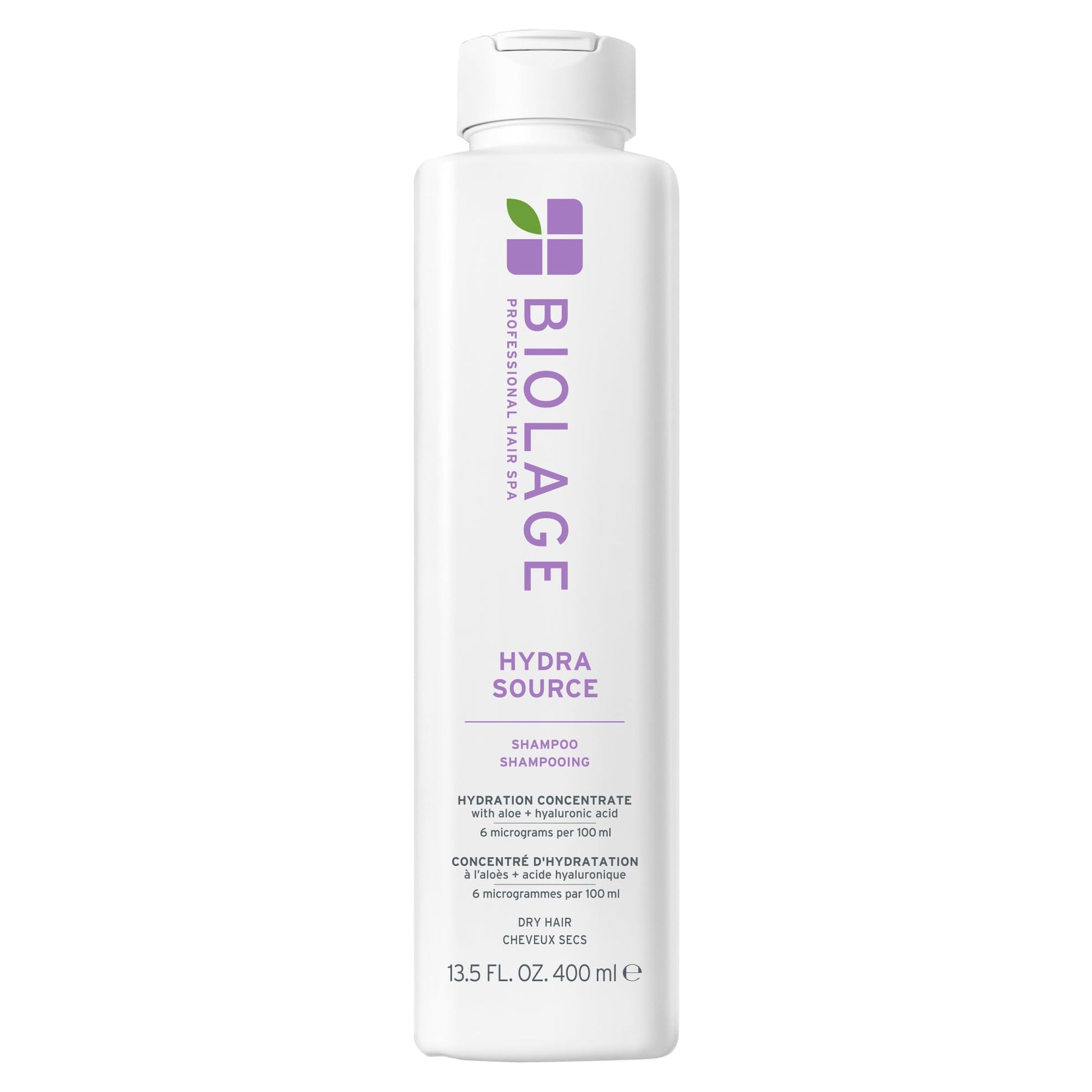 Biolage Shampoo, HydraSource Hydrating Shampoo for Dry Hair, With Aloe, Nourishing and Moisturizing, Weightless Shampoo, Silicone Free, Paraben Free, Vegan - Available at All In One Marketplace Canada