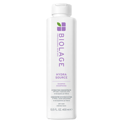 Biolage Shampoo, HydraSource Hydrating Shampoo for Dry Hair, With Aloe, Nourishing and Moisturizing, Weightless Shampoo, Silicone Free, Paraben Free, Vegan - Available at All In One Marketplace Canada