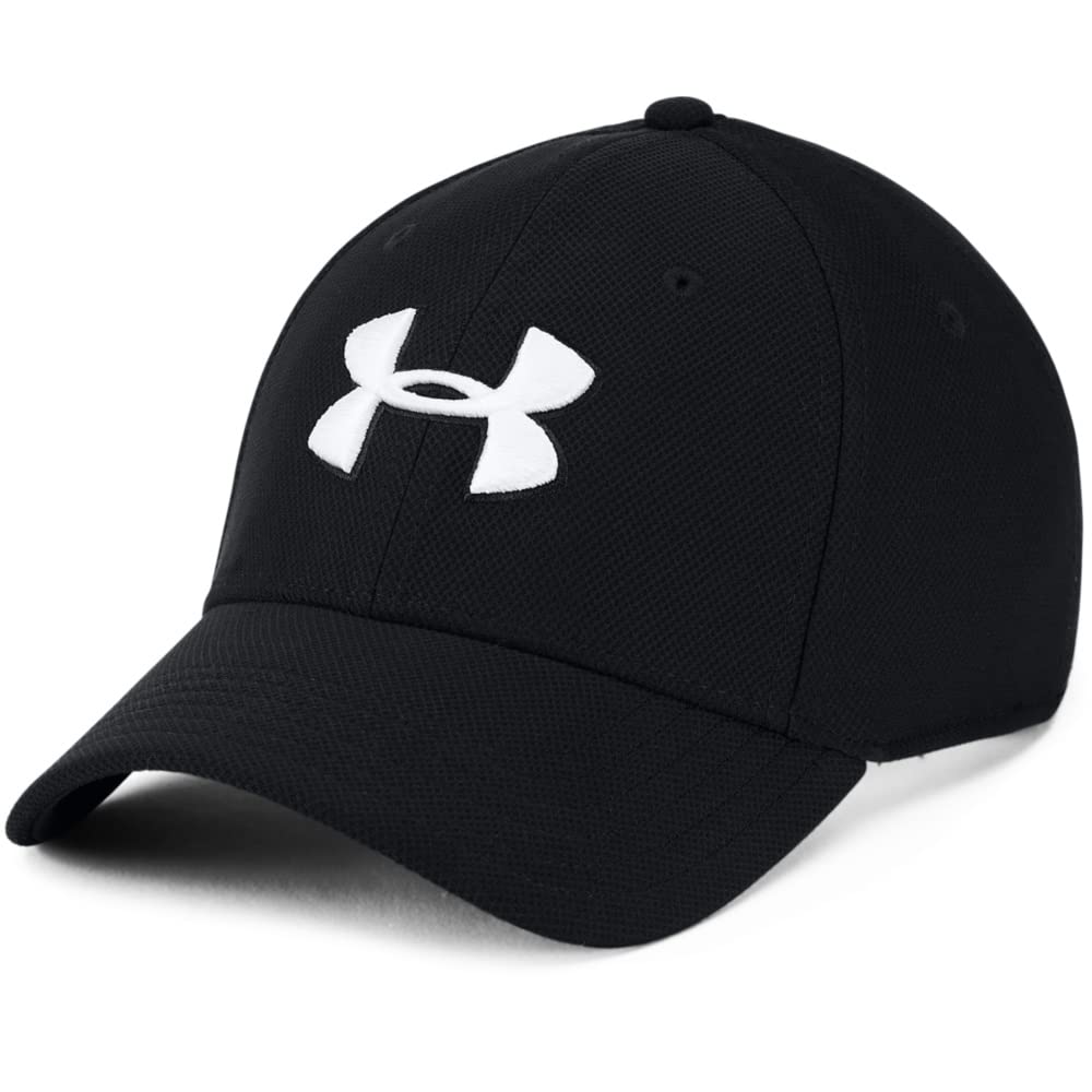 Under Armour Men's Blitzing 3.0 Cap , Black (001)/White , Small/Medium Under Armour