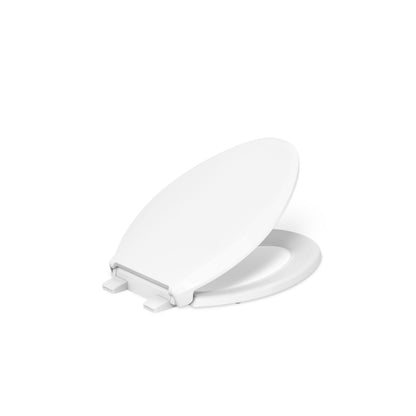 Kohler 4636-RL-0 Cachet ReadyLatch Quiet Close Elongated Toilet Seat, White Kohler