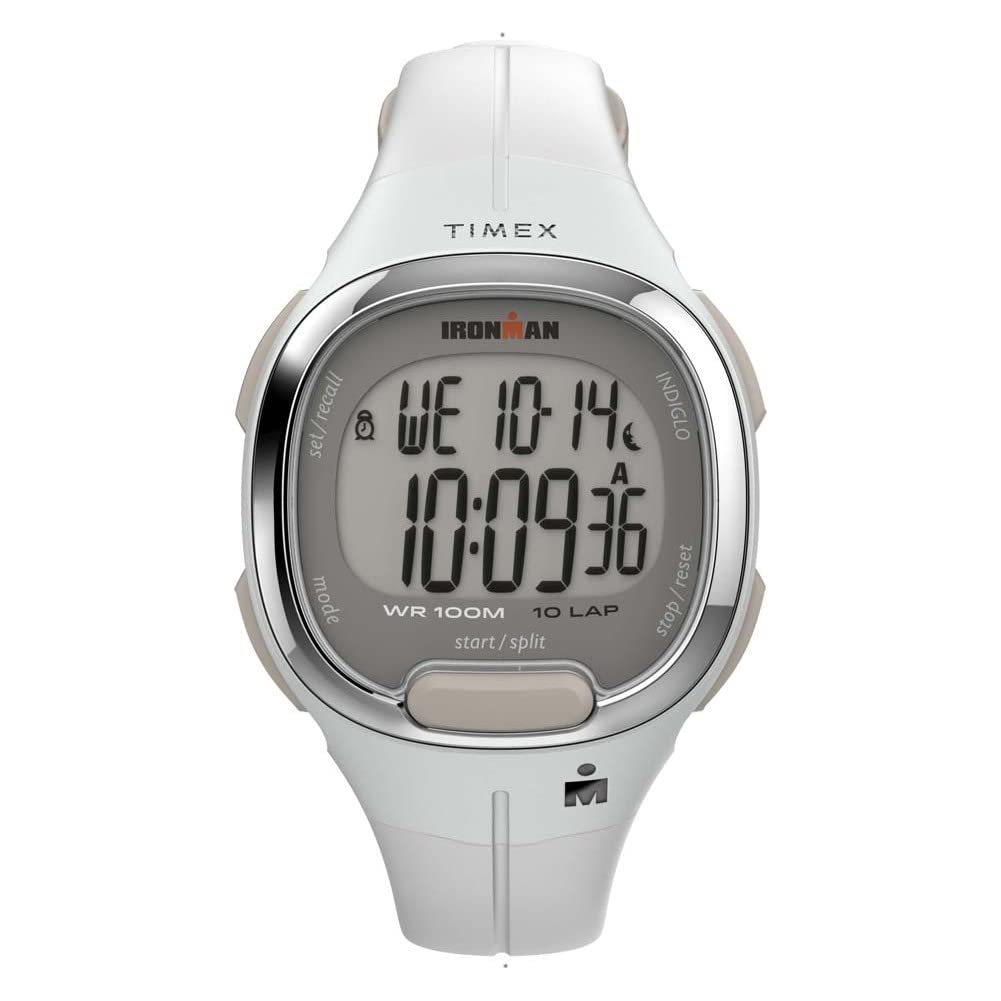 Timex Ironman Transit White Resin Strap Watch (Mode: TW5M478009J) Black/Gold-Tone Timex