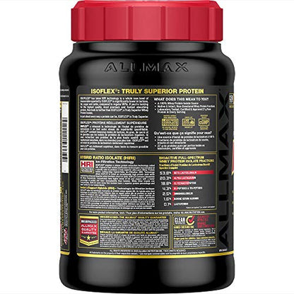 ALLMAX ISOFLEX 100% Ultra-Pure Whey Protein Isolate Powder - Chocolate - 2 lb