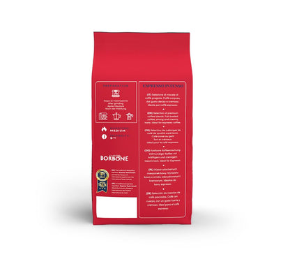 Caffè Borbone Espresso Intenso Whole Bean Coffee – Premium Italian Robusta Blend, Medium Roast, 2.2 lb