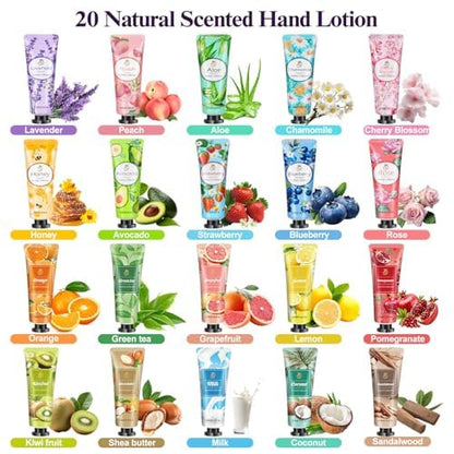 120 Pack Hand Cream Gift Set, Travel Size Lotion, Mini Hand Cream, Hand Creams for Dry Cracked Hands, Bulk Christmas Gift for Coworkers Adults Women 🍁 All In One Marketplace Canada