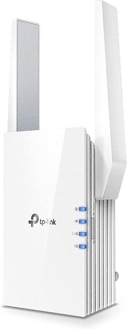 TP-Link AX1500 WiFi Extender Internet Booster (RE505X) - WiFi 6 Range Extender Covers up to 1,500 Sq.ft and 25 Devices, Dual Band, Up to 1.5Gbps Speed, AP Mode w/Gigabit Port, APP Setup TP-Link