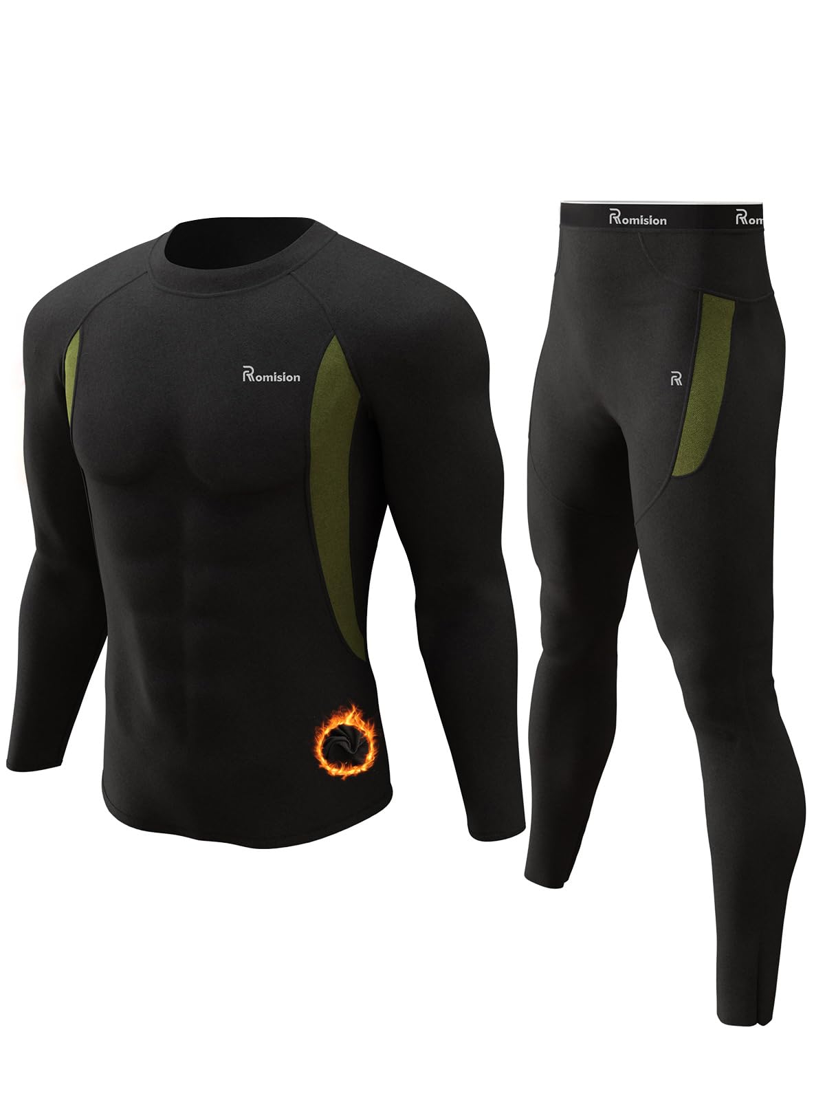 Thermal Underwear for Men Long Johns Hunting Base Layer Set Black XL 🍁 All In One Marketplace Canada