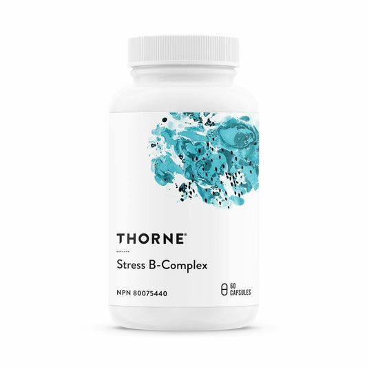 Thorne Stress B-Complex - Vitamin B Complex for Stress Support - 60 Capsules - 60 Servings - Available at All In One Marketplace Canada