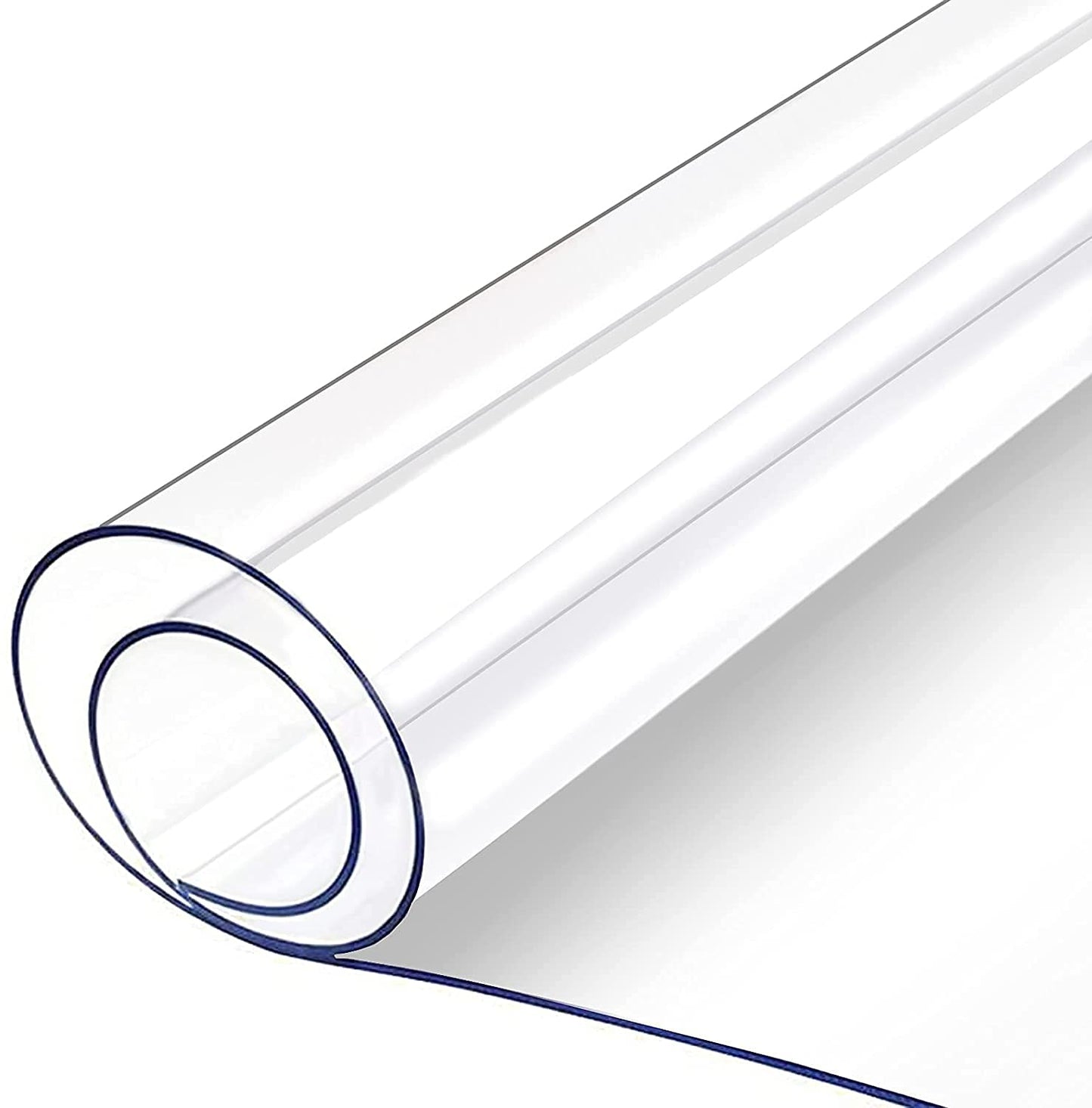 VEVOR 80 x 42 Inch Crystal Clear Table Protector Clear PVC Table Top Protector 2mm Thick Table Cover Rectangular Table Pads for Dining Room Table/Desk VEVOR