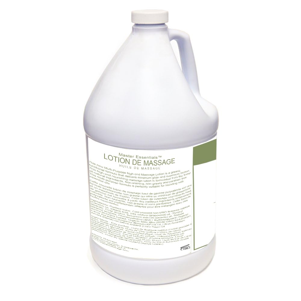 Master Massage Unscented Superior Grade Massage Lotion in 1 Gallon Bottles