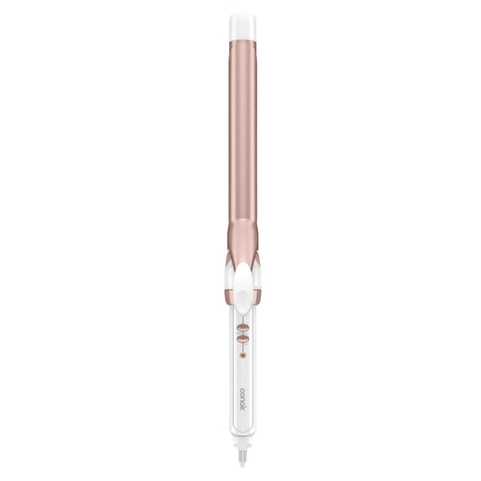Conair Double Ceramic Long Barrel 1-Inch Curling Iron, 1.0" Barrel Produces Classic Curls – for use on Medium and Long Hair, Hair Curler