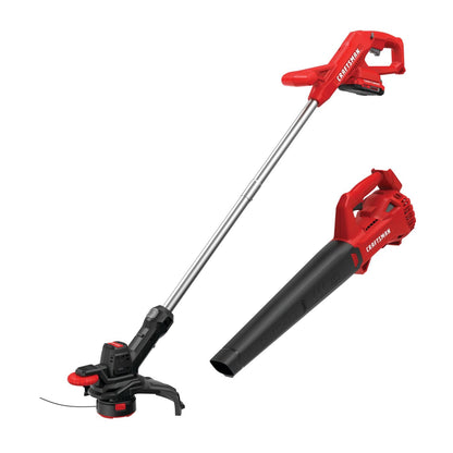CRAFTSMAN V20 WEEDWACKER String Trimmer & Blower Combo Kit (CMCK279D1-CA) CRAFTSMAN