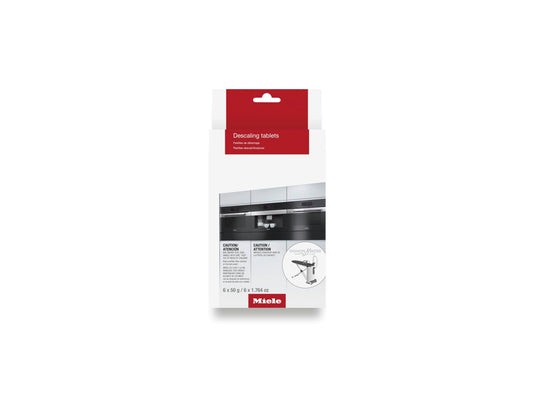 Miele Descaling Tablets for Coffee Machines, Steam Ovens, FashionMaster, Ovens and Cookers, Pack of 6 - 11201170 - Available at All In One Marketplace Canada