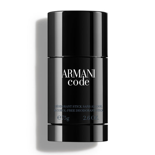Armani Beauty – Code – Deodorant Stick – Fougère Ambery Spicy Fragrance – Green Mandarin, Nutmeg, Tonka Bean Notes – Men's Essentials - 75 ml
