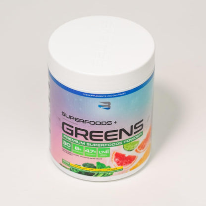Believe Supplements Superfoods+Greens - Superfood Blend | Boost Energy, Immunity, and Digestion | Rich in Antioxidants & Essential Nutrients! (30 Servings, Citrus Blast) Believe Supplements