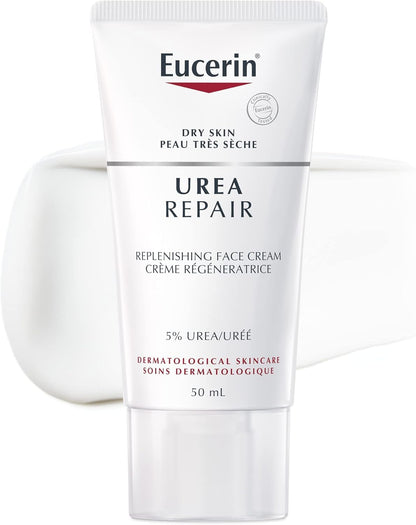 Eucerin Urea Repair Day Face Cream, 5% Urea, Non-Greasy, Dry Skin, 50mL 🍁 All In One Marketplace Canada