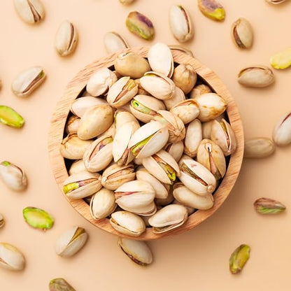 Yupik Dry Roasted Salted Pistachios in Shell, 1 kg – Gluten-Free, Kosher, High in Protein & Fiber
