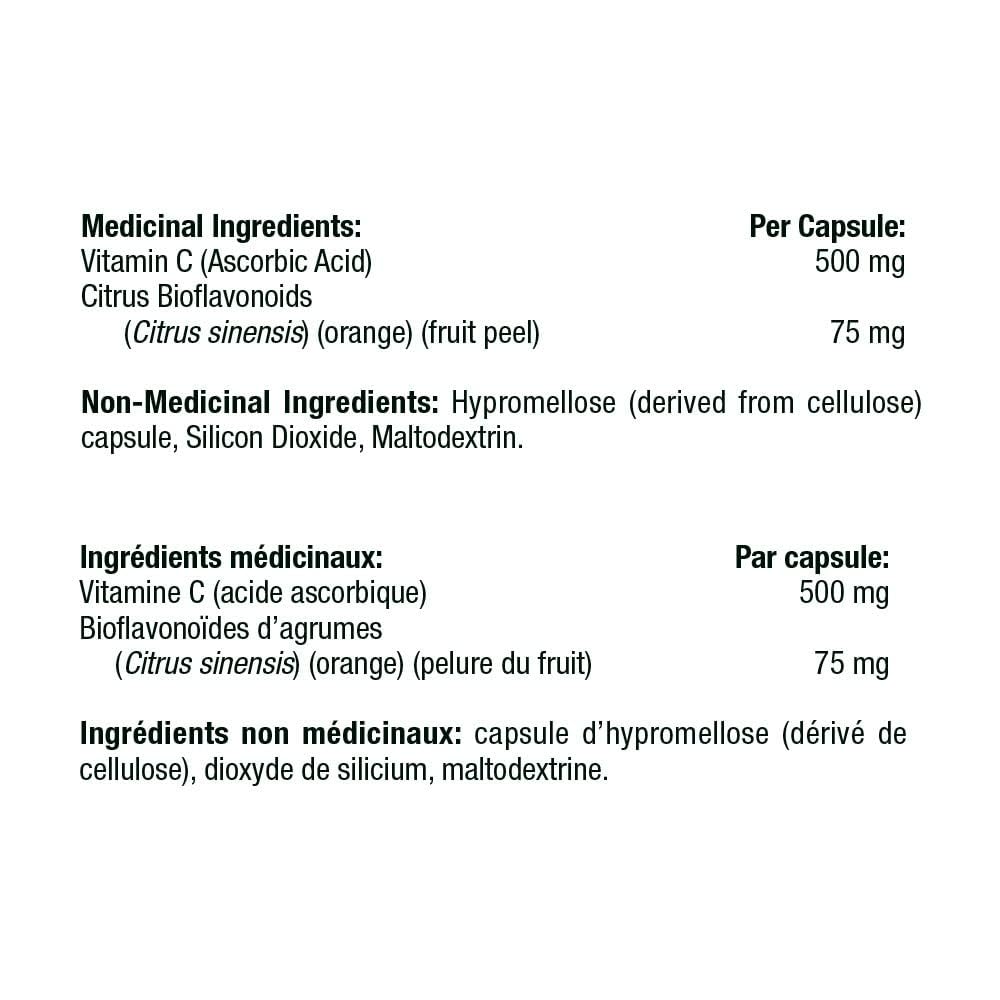 THORNE - Vitamin C with Flavonoids - Blend of Vitamin C and Citrus Bioflavonoids from Oranges, the Way They're Found Together in Nature - 90 Capsules - Available at All In One Marketplace Canada